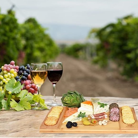 Natural Bamboo Cheese Board BRAND NEW - Picture 6 of 7